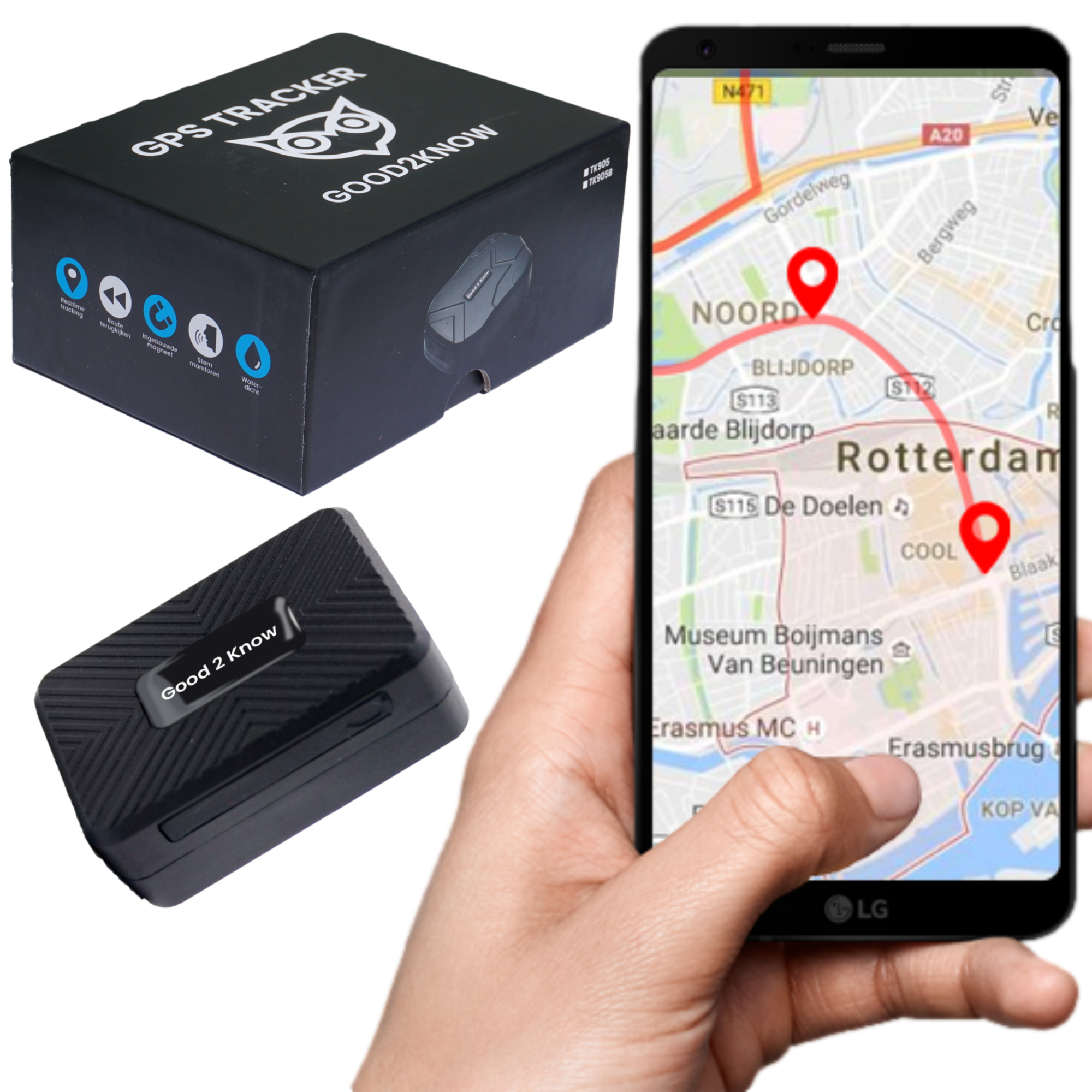 GPS tracker MINI 30 days Including SIM card & Without Subscription