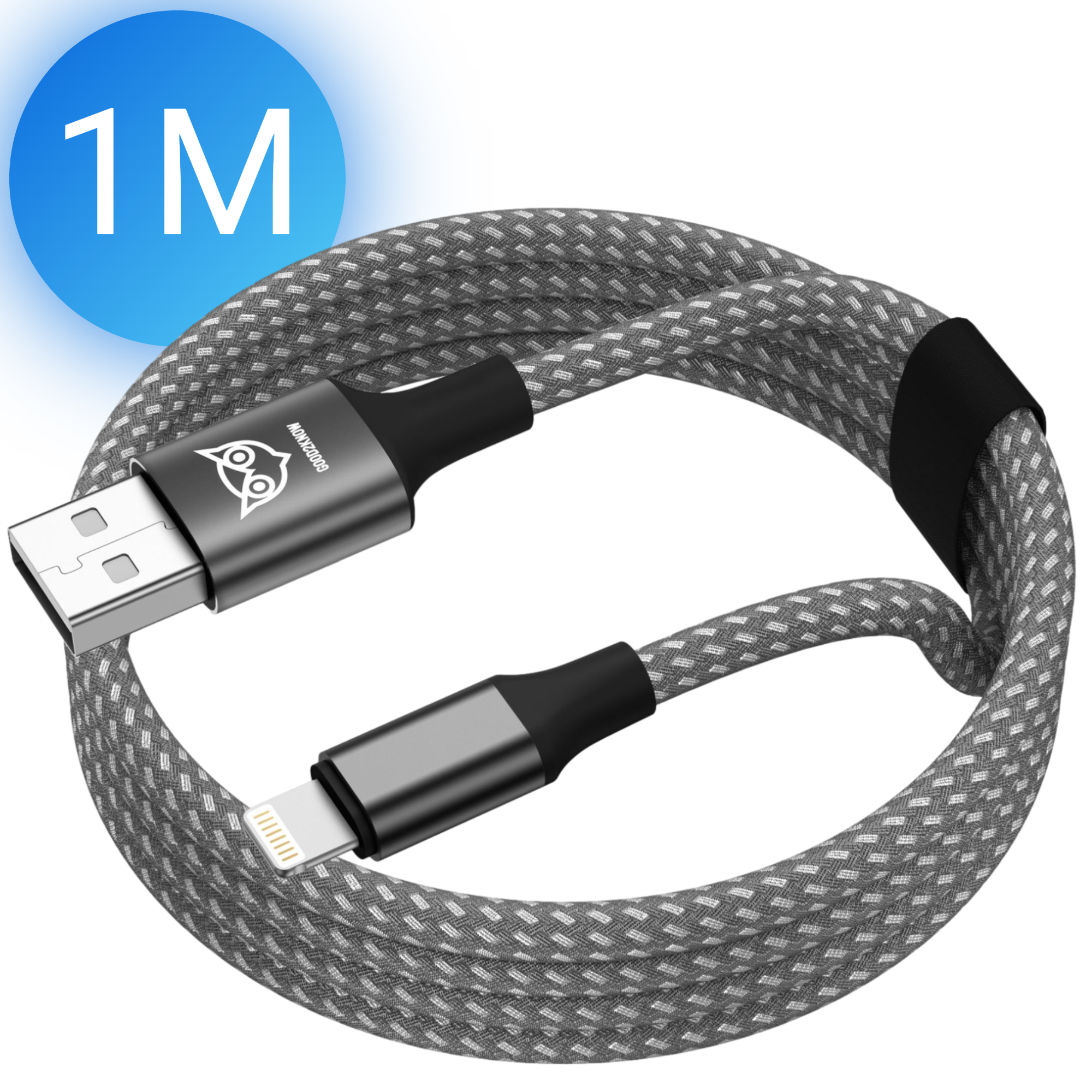 USB A naar Lightning kabel 1 meter geschikt voor Apple iPhone, iPad, Airpods - iPhone oplader kabel - lader