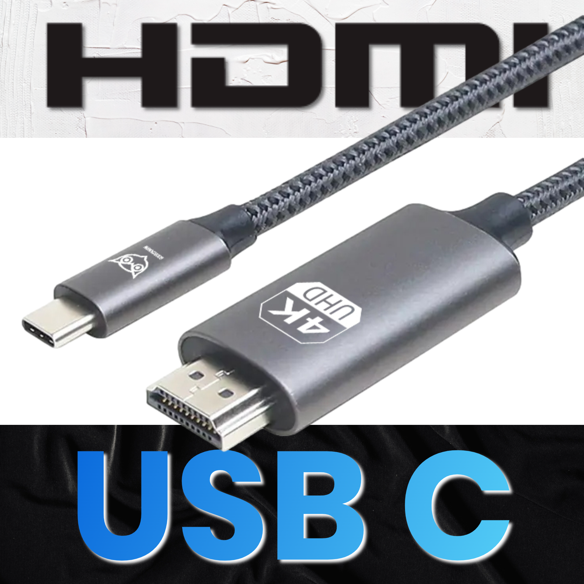 Usb c naar HDMI - 2 meter - Ultra 4k - 2k - Video kabel geschikt voor macbook pro, air - hdmi switch - usb c naar hdmi kabel