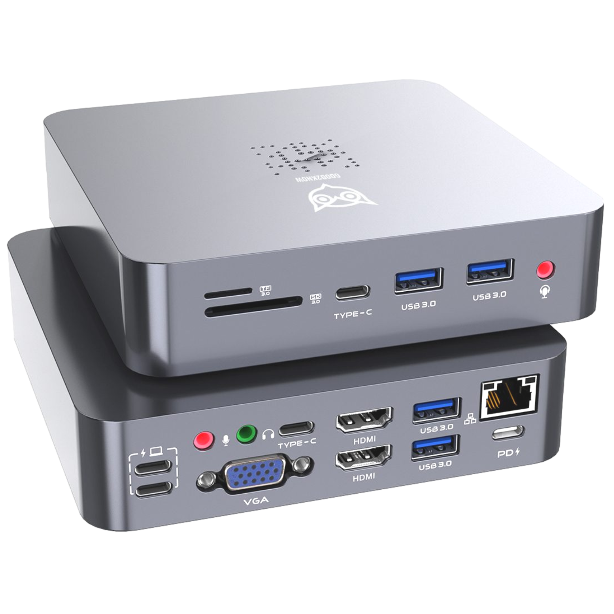 Macbook Hub Docking station 18 in 2 - 4k HDMI Usb Splitter Alleen Geschikt voor Macbook Air en Macbook Pro(G2K-34)