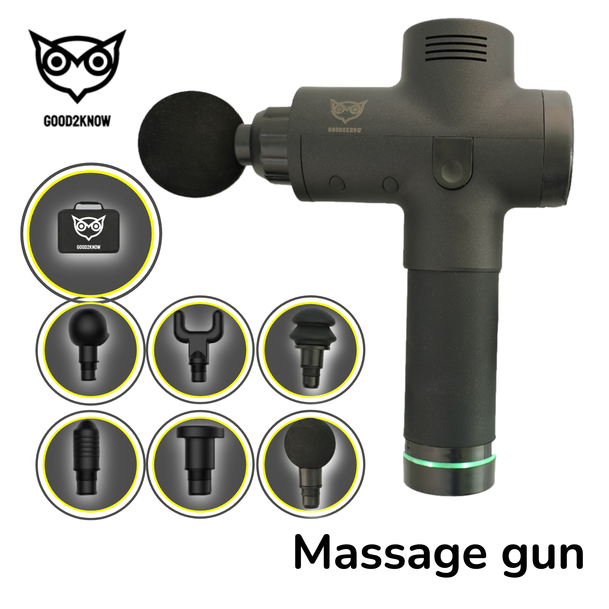Professioneel Massage Gun - NL Handleiding